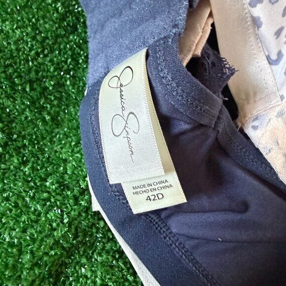 Jessica Simpson Lifting Molded Animal Print 2 Pack Underwire Bra Size 42D NEW - Picture 11 of 12